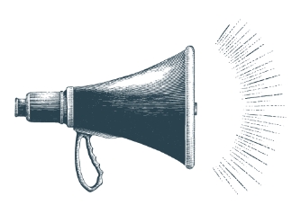 Megaphone graphic