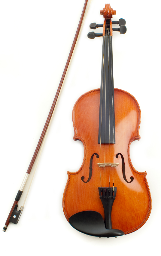 Violin with bow
