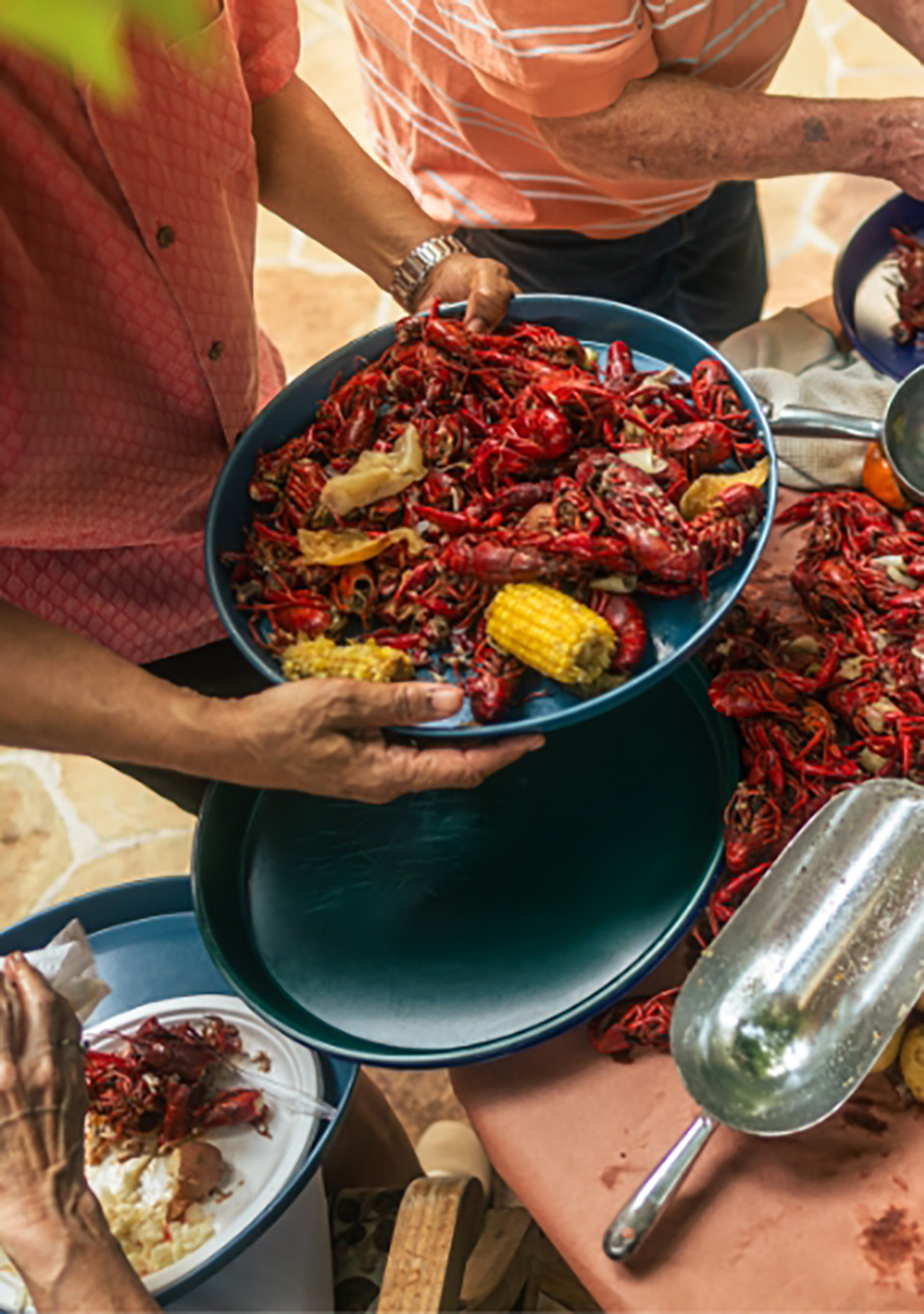 Crawfish boil in Richmond TX